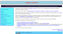 Desktop Screenshot of lenguaseinternet.com.ar